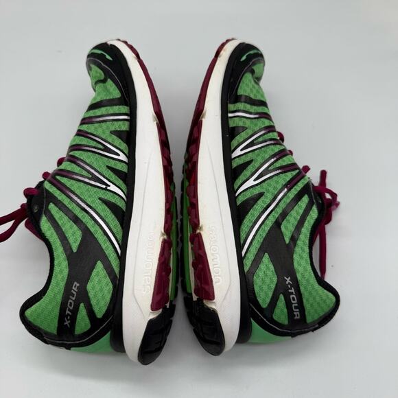 Salomon Vibrant Green and Black Running Shoes, X-Tour City Trail. Size 8. - Picture 6 of 9